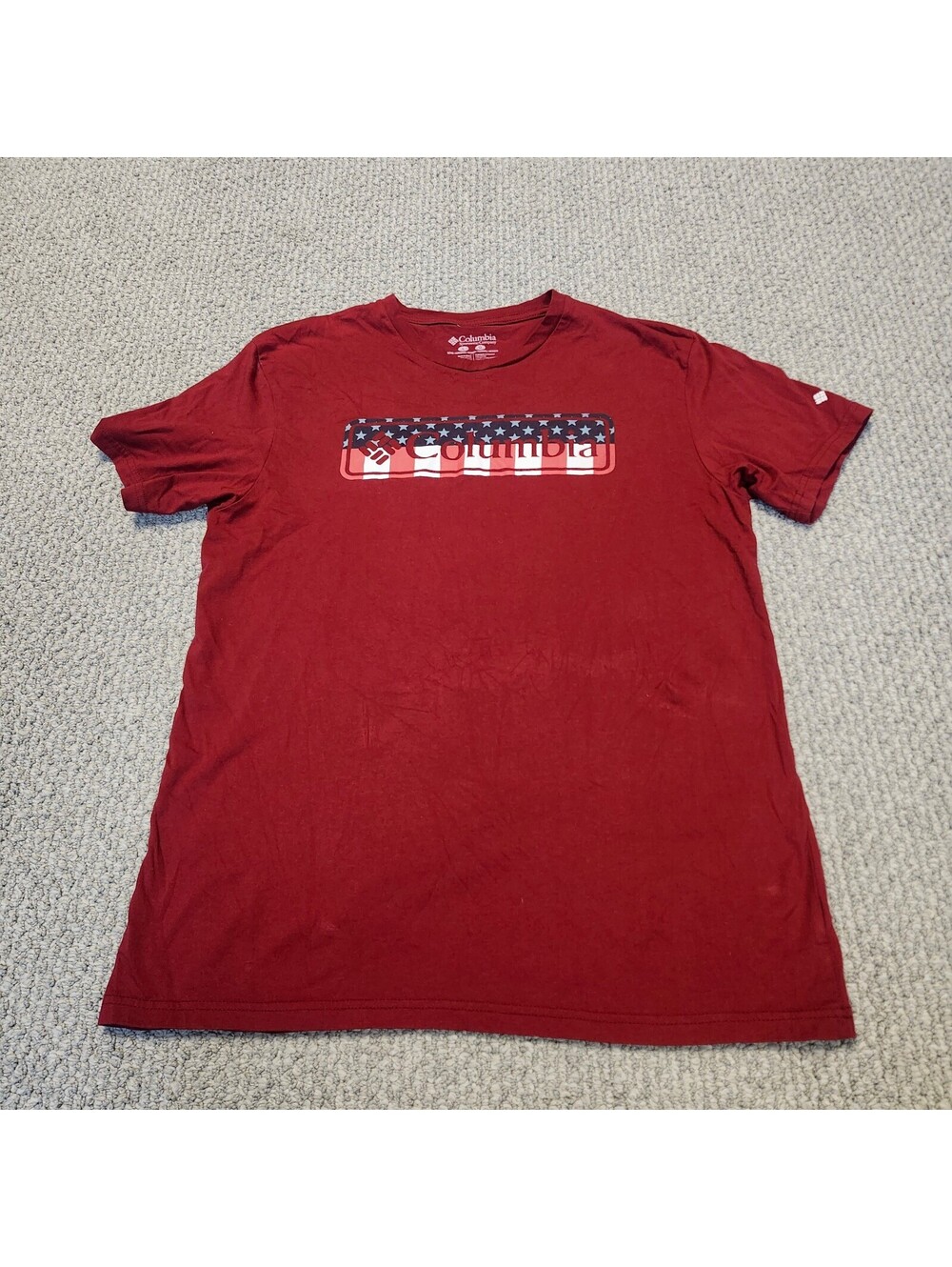 Columbia T-Shirt Graphic Short Sleeve Men's Size Large